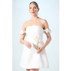 Coast Bridal Shanghai Embellished Clasp Hard Clutch Bag - Ivory