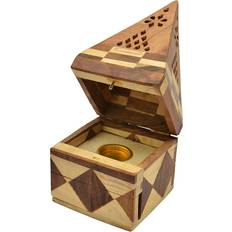 Incenses Puckator Temple Incense Cone Burner Jointed Wood
