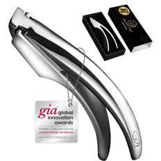 Gourmet Required Stainless Steel with Detachable Handle Garlic Press