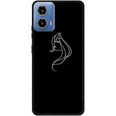Veanxin Motorola Moto G34 5G TPU Linear Pattern Printing Back Phone Cover