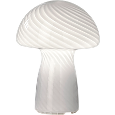 Bordlampe touch Veli Line VL 41063 Stripe Mushroom Lampe i Hvid Med Riller Bordlampe