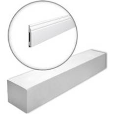 Molduras y Carpintería NMC FB2F Box Wallstyl Noel Marquet 1 Caja 10 Piezas Zócalo Diseño Atemporal Clásico Blanco 20 m