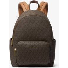 Michael Kors Bruna Ryggsäckar Michael Kors Tanner Medium Signature Logo Backpack - Brown