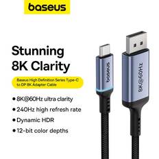 Kablar Baseus High Definition Series Type-Cto DP 8K Adapterkabel 2m
