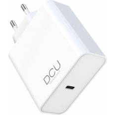 Batterier & Laddbart DCU Väggadapter DCU 37300765 65W Vit USB-laddare