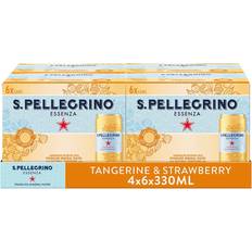 San Pellegrino Essenza Sparkling Water Tangerine Strawberry 24x330ml 33cl