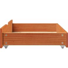 Headboards vidaXL Under-Bed Drawers 2 pcs Wax Brown 80x55x17 cm Solid Wood Pine Headboard