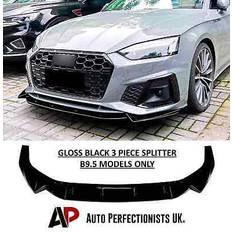 Auto Perfectionists UK Audi A5 S5 S Line B9.5 Gloss Black Front Splitter Spoiler Lip Body Kit 2021