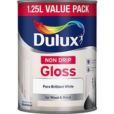 Dulux Non Drip Gloss 1.25L Pure Brilliant White White