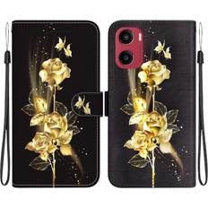 Mobile Phone Accessories GANGXUN Flip Case for Motorola Moto E15 Pu Leather Magnetic Closure Wallet Card Slots