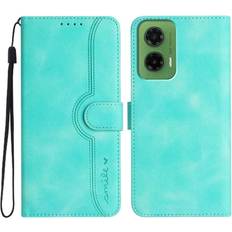 Motorola Moto Edge 50 Ultra Wallet Cases GANGXUN Green Compatible With Motorola Moto G35 Wallet Built-in Magnet Cover