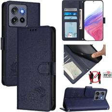 GANGXUN Case for Motorola Edge 50 Neo Wallet Flip Cover