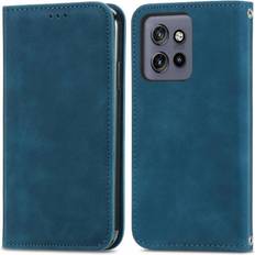 Motorola edge 50 cover GANGXUN Flip Case for Motorola Edge 50 Neo Simple Business Leather Case