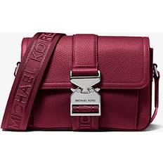 Michael Kors Purple Handbags Michael Kors Pebbled Leather Crossbody Bag - Purple