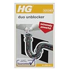 Drain Cleaners HG Duo Unblocker 1L Extremely Powerful 2-component Technology