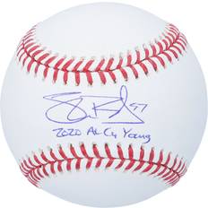 Baseball Shane Bieber Cleveland Indians Autographed Baseball 2020 AL Cy Young