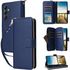 Samsung a26 GANGXUN Blue Wallet Case for Samsung Galaxy A26 5G Magnetic Closure