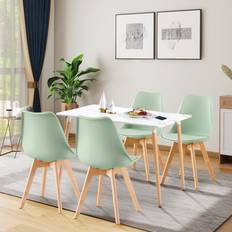 Green Dining Sets Norden Home Faversham 4 Person Green Dining Set