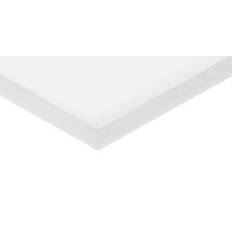 Plastic Sheets USA Industrials UHMW Polyethylene Plastic Sheet 1-1/2 in 6 in 6 in White
