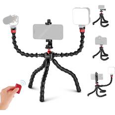Neewer T91 Flexible Tripod Wiggle with 2 Magic Arms