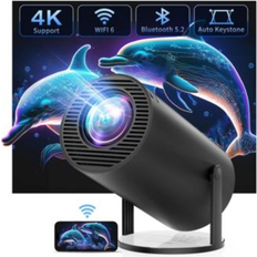 Projectors Elephas 4K Mini Projector with WiFi and Bluetooth