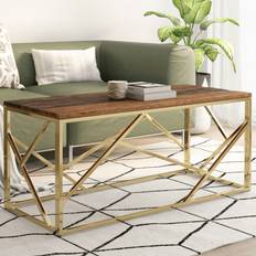 Gold Coffee Tables Fairmont Park Goggin Four Leg Gold Coffee Table
