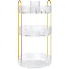 Makeup Storage on sale Songmics 3-Tier Rotating Makeup Organiser Transparent