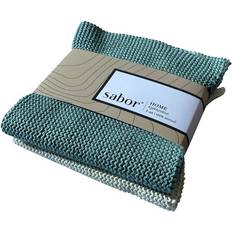 Sabor Disktrasa 25x25 cm 2-pack Grön Kökshandduk