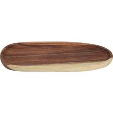 Kökstillbehör Cosy@home Irregular Wood Storage Snack Fruit Organizer Serving Tray