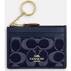 Card Cases Coach Outlet Mini Skinny Id Case In Signature - Denim