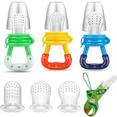 PandaEar Baby Fresh Fruit Food Feeder Pacifier 3 Pack