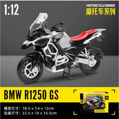 Toy Motorcycles Maxpower BMW R1250 GS MSZ CCA Yamaha YZF-R1 Die-Cast Car Motorcycle Model