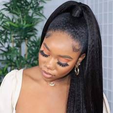 Ponytails Youth To The People Yaki Straight Ponytails Extensions for Black