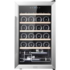 Secchielli per vino Cecotec Cantinetta Vino 24 Bottiglie Inox Nero Nero