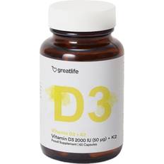 Greatlife Vitamin D3 2000 IU K2 MK7