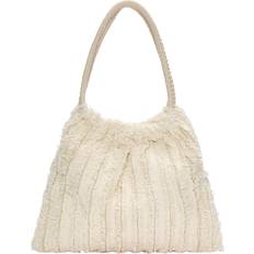Pull&Bear Soft Textured Beach Bag - White