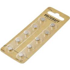 Voltcraft Knappcell LR 621 10 Stk 6 mAh Alkaliskt AG1