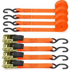 Ohuhu Ratchet Tie Down Strap 4 Pack 4.6m 680kg