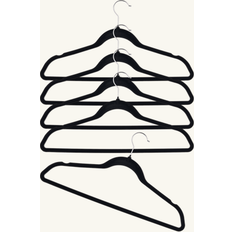 Søstrene Grene Velvet Clothes Hangers 5 Pcs Black Hanger