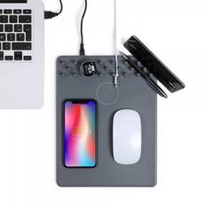 Tapis de souris Tapis De Souris Chargeur Induction Livoo TEA274 Gris