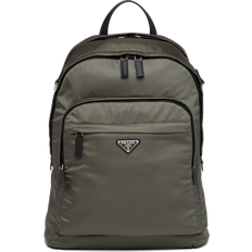 PRADA バックパック ブラック Re-Nylon xサフィアーノレザー バックパック | PRADA