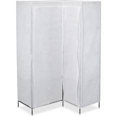 Relaxdays Corner Canvas 3rd Generation 169 x 100 x 83 cm Wardrobe 100x169cm