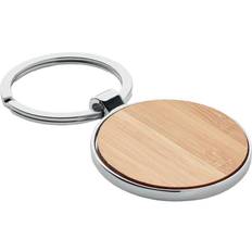 Keychains MidOcean Ballarat Round Bamboo Keyring