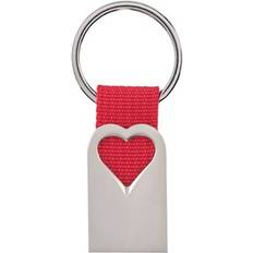 Keychains MidOcean Bonheur Heart Metal Keyring