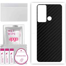 apgo Protective Skin Sticker for Infinix Hot 20i Pattern Carbon Black