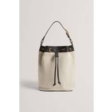 Ted Baker Bags on sale Ted Baker Belt Detail Canvas Herringbone Backpack - Brown