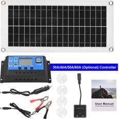 Solar Panels ANENG 20 Watt 12 Volt Solar Panel Kit 60A Controller