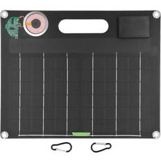 Solar Panels Vestidos 20W Solar Panel Monocrystalline High Efficiency Dual USB Port Cordless Charging Built in Voltage