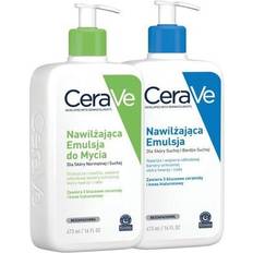 CeraVe Hudpleje CeraVe Fugtgivende Kropsplejesæt Til Tør Hud 2 x 473 ml