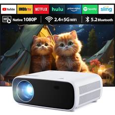 Projektor wifi Nordic Projektor Med WiFi Og Bluetooth 20000 Lumen 4K